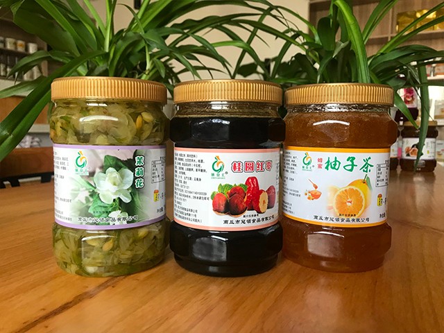茉莉花花茶、桂圓紅棗花茶、柚子花茶